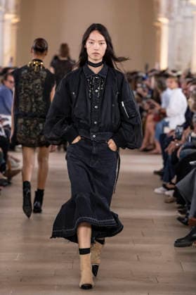 Sacai PAP Spring Summer 2027 fashion show at the Grand Palais in Paris during Fashion Week on October 5, 2026, Paris, France  Copyright: xAgencex xBestimagexAgencex xBestimagex