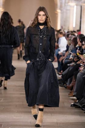 Sacai PAP Spring Summer 2027 fashion show at the Grand Palais in Paris during Fashion Week on October 5, 2026, Paris, France  Copyright: xAgencex xBestimagexAgencex xBestimagex