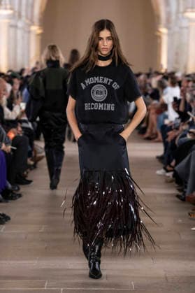 Sacai PAP Spring Summer 2027 fashion show at the Grand Palais in Paris during Fashion Week on October 5, 2026, Paris, France  Copyright: xAgencex xBestimagexAgencex xBestimagex