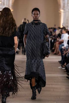 Sacai PAP Spring Summer 2027 fashion show at the Grand Palais in Paris during Fashion Week on October 5, 2026, Paris, France  Copyright: xAgencex xBestimagexAgencex xBestimagex