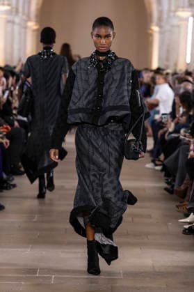 Sacai PAP Spring Summer 2027 fashion show at the Grand Palais in Paris during Fashion Week on October 5, 2026, Paris, France  Copyright: xAgencex xBestimagexAgencex xBestimagex