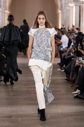 Sacai PAP Spring Summer 2027 fashion show at the Grand Palais in Paris during Fashion Week on October 5, 2026, Paris, France  Copyright: xAgencex xBestimagexAgencex xBestimagex