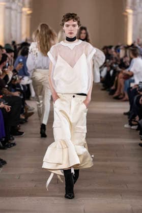 Sacai PAP Spring Summer 2027 fashion show at the Grand Palais in Paris during Fashion Week on October 5, 2026, Paris, France  Copyright: xAgencex xBestimagexAgencex xBestimagex