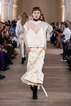Sacai PAP Spring Summer 2027 fashion show at the Grand Palais in Paris during Fashion Week on October 5, 2026, Paris, France  Copyright: xAgencex xBestimagexAgencex xBestimagex