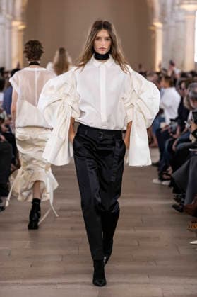 Sacai PAP Spring Summer 2027 fashion show at the Grand Palais in Paris during Fashion Week on October 5, 2026, Paris, France  Copyright: xAgencex xBestimagexAgencex xBestimagex