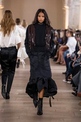 Sacai PAP Spring Summer 2027 fashion show at the Grand Palais in Paris during Fashion Week on October 5, 2026, Paris, France  Copyright: xAgencex xBestimagexAgencex xBestimagex