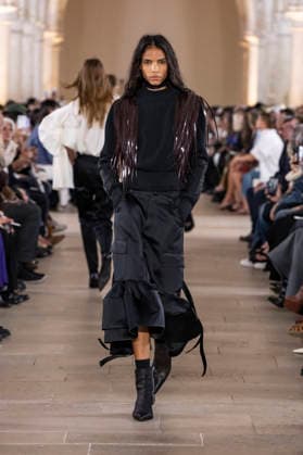 Sacai PAP Spring Summer 2027 fashion show at the Grand Palais in Paris during Fashion Week on October 5, 2026, Paris, France  Copyright: xAgencex xBestimagexAgencex xBestimagex