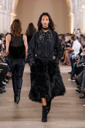 Sacai PAP Spring Summer 2027 fashion show at the Grand Palais in Paris during Fashion Week on October 5, 2026, Paris, France  Copyright: xAgencex xBestimagexAgencex xBestimagex