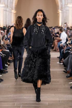 Sacai PAP Spring Summer 2027 fashion show at the Grand Palais in Paris during Fashion Week on October 5, 2026, Paris, France  Copyright: xAgencex xBestimagexAgencex xBestimagex