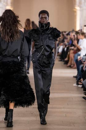 Sacai PAP Spring Summer 2027 fashion show at the Grand Palais in Paris during Fashion Week on October 5, 2026, Paris, France  Copyright: xAgencex xBestimagexAgencex xBestimagex