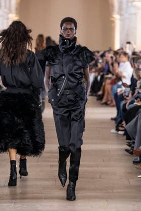 Sacai PAP Spring Summer 2027 fashion show at the Grand Palais in Paris during Fashion Week on October 5, 2026, Paris, France  Copyright: xAgencex xBestimagexAgencex xBestimagex