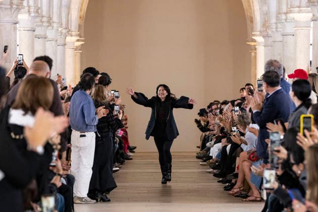 Sacai PAP Spring Summer 2027 fashion show at the Grand Palais in Paris during Fashion Week on October 5, 2026, Paris, France  Copyright: xAgencex xBestimagexAgencex xBestimagex