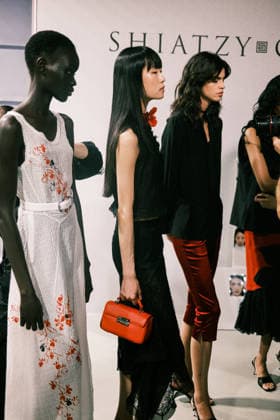 Nyawuta Chol Kuak, Suzune Oda Paris Fashion Week PAP SS27 Shiatzy Chen 460226 October 5, 2026  Copyright: xJean-BaptistexSoulliatx xStarfacex STAR_460226_020