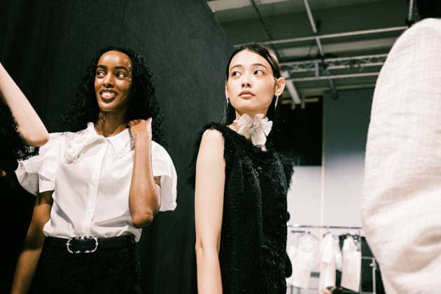 Amina Ahmed, Ririka Inui Paris Fashion Week PAP SS27 Shiatzy Chen 460226 October 5, 2026  Copyright: xJean-BaptistexSoulliatx xStarfacex STAR_460226_022