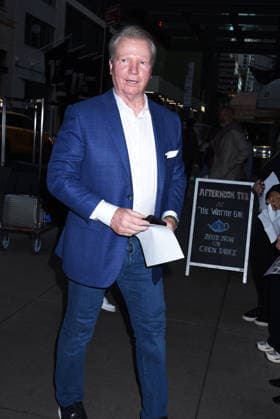 Outside arrivals at the New York screening of Mr. Irrelevant at The Whitby Hotel Featuring: Phil Simms Where: New York, United States When: 05 Oct 2026 Credit: Darla Khazei INSTARimages EDITORIAL USE ONLY. NOT FOR USE BY NEWSPAPERS BASED IN THE UK. Copyright: xx instar56076394