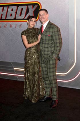 John Cena mit Ehefrau Shay Shariatzadeh bei der Premiere des Apple TV-Films Matchbox The Movie im AMC Lincoln Square Theater. New Yok, 05.10.2026