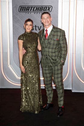 John Cena mit Ehefrau Shay Shariatzadeh bei der Premiere des Apple TV-Films Matchbox The Movie im AMC Lincoln Square Theater. New Yok, 05.10.2026