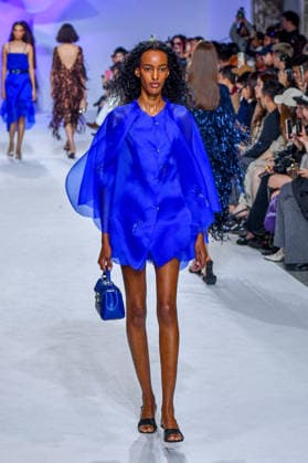 PFW - Shiatzy Chen Runway A model walks the runway during the Shiatzy Chen Womenswear Spring Summer 2027 show as part of Paris Fashion Week on October 05, 2026 in Paris, France. Photo by Shootpix ABACAPRESS.COM Paris France  Copyright: xShootpix ABACAx