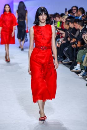 PFW - Shiatzy Chen Runway A model walks the runway during the Shiatzy Chen Womenswear Spring Summer 2027 show as part of Paris Fashion Week on October 05, 2026 in Paris, France. Photo by Shootpix ABACAPRESS.COM Paris France  Copyright: xShootpix ABACAx