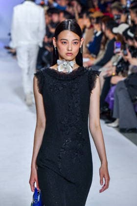 PFW - Shiatzy Chen Runway A model walks the runway during the Shiatzy Chen Womenswear Spring Summer 2027 show as part of Paris Fashion Week on October 05, 2026 in Paris, France. Photo by Shootpix ABACAPRESS.COM Paris France  Copyright: xShootpix ABACAx
