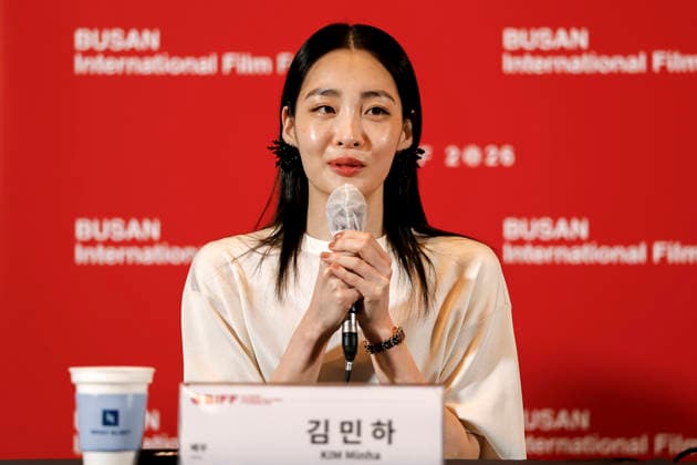 The Table: Day and Night cast at Busan International Film Festival South Korean actor Kim Min-ha speaks during a press conference for The Table: Day and Night, the opening film of the 31st Busan International Film Festival (BIFF), at the Busan Cinema Center in Busan, South Korea, on October 06, 2026. Busan South Korea  Copyright: xMatrixxImages JungxUi-Chelx