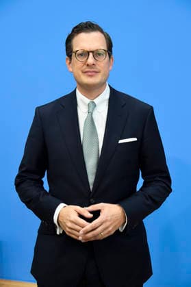 ABB BPK- Prof. Dr. Moritz Hennemann, Bundesbeauftragter für den Datenschutz und die Informationsfreiheit (BfDI) Thema Amtsantritt des neuen Bundesdatenschutzbeauftragten Schwerpunkte der kuenftigen Arbeit auf der BPK Bundespressekonferenz in Berlin am 06.10.2026 Berlin Deutschland
