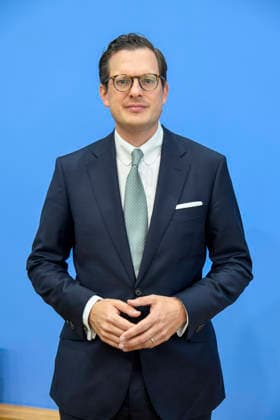 ABB BPK- Prof. Dr. Moritz Hennemann, Bundesbeauftragter für den Datenschutz und die Informationsfreiheit (BfDI) Thema Amtsantritt des neuen Bundesdatenschutzbeauftragten Schwerpunkte der kuenftigen Arbeit auf der BPK Bundespressekonferenz in Berlin am 06.10.2026 Berlin Deutschland