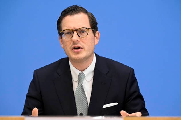 ABB BPK- Prof. Dr. Moritz Hennemann, Bundesbeauftragter für den Datenschutz und die Informationsfreiheit (BfDI) Thema Amtsantritt des neuen Bundesdatenschutzbeauftragten Schwerpunkte der kuenftigen Arbeit auf der BPK Bundespressekonferenz in Berlin am 06.10.2026 Berlin Deutschland