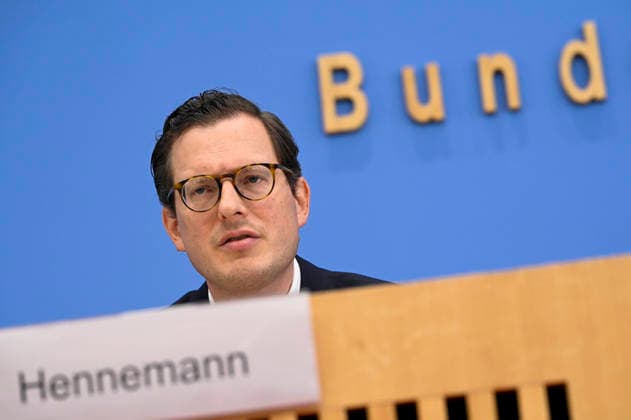 ABB BPK- Prof. Dr. Moritz Hennemann, Bundesbeauftragter für den Datenschutz und die Informationsfreiheit (BfDI) Thema Amtsantritt des neuen Bundesdatenschutzbeauftragten Schwerpunkte der kuenftigen Arbeit auf der BPK Bundespressekonferenz in Berlin am 06.10.2026 Berlin Deutschland