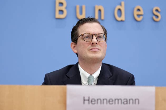 Prof. Dr. Moritz Hennemann, Bundesbeauftragter für den Datenschutz und die Informationsfreiheit, PK zu - Amtsantritt des neuen Bundesdatenschutzbeauftragten (BfDI): Schwerpunkte der künftigen Arbeit, Berlin, 06.10.2026
