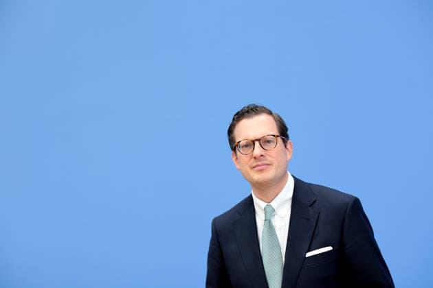Prof. Dr. Moritz Hennemann, Bundesbeauftragter für den Datenschutz und die Informationsfreiheit, PK zu - Amtsantritt des neuen Bundesdatenschutzbeauftragten (BfDI): Schwerpunkte der künftigen Arbeit, Berlin, 06.10.2026