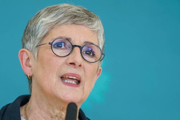 Buendnis 90 Die Gruenen im Bundestag Britta Haßelmann von Buendnis 90 Die Gruenen im Bundestag am 06.10.26 in Berlin. Berlin Berlin Deutschland Reichstag