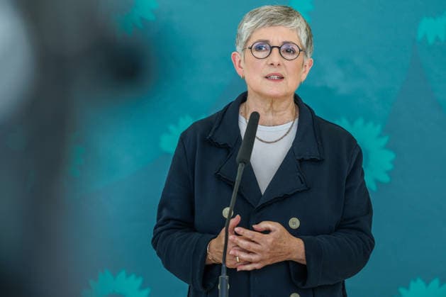 Buendnis 90 Die Gruenen im Bundestag Britta Haßelmann von Buendnis 90 Die Gruenen im Bundestag am 06.10.26 in Berlin. Berlin Berlin Deutschland Reichstag
