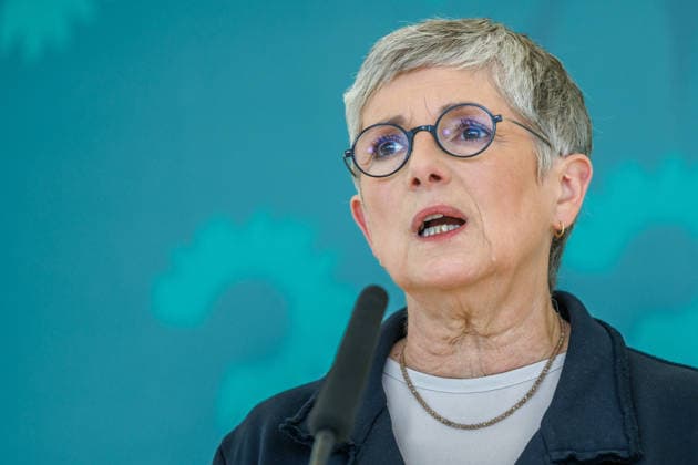 Buendnis 90 Die Gruenen im Bundestag Britta Haßelmann von Buendnis 90 Die Gruenen im Bundestag am 06.10.26 in Berlin. Berlin Berlin Deutschland Reichstag