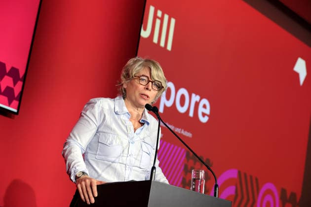 06.10.2026, Frankfurt am Main, DEU, Frankfurter Buchmesse. Eroeffnungspressekonferenz der Frankfurter Buchmesse mit Jill Lepore, amerikanische Historikerin