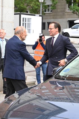 The Prado Museum Reopens the Queen Christina Sculpture Gallery with a Visit from Prince Daniel of Sweden The president of the Royal Board of Trustees of the Prado Museum, Javier Solana, welcomes Prince Daniel of Sweden for the reopening of the Queen Christina Sculpture Gallery on October 6, 2026, in Madrid, Spain. CELEBRITIES PRADO MUSEUM ROYALTY PRINCE José Madrid Madrid Spain  Copyright: xJosÃ xOlivax 7824162