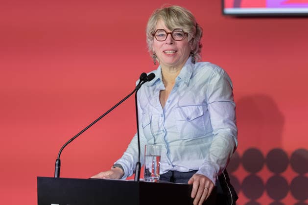 Buchmesse Frankfurt 2026 Jill Lepore, US-amerikanische Historikerin und Autorin. Eröffnungspressekonferenz der Buchmesse Frankfurt 2026., Frankfurt am Main Hessen Deutschland Messegelände