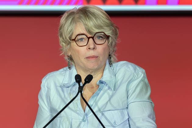 Buchmesse Frankfurt 2026 Jill Lepore, US-amerikanische Historikerin und Autorin. Eröffnungspressekonferenz der Buchmesse Frankfurt 2026., Frankfurt am Main Hessen Deutschland Messegelände