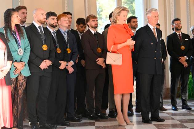 King Philippe and Queen Mathilde receive the Belgian athletes (2025-2026) BRUSSELS, BELGIUM - OCTOBER 06 : King Philippe and Queen Mathilde are hosting a reception at Laeken Castle for Belgian athletes who have distinguished themselves over the past two years. Among them are athletes who have won a medal at a European or World Championship in an Olympic or Paralympic sport, as well as those who have achieved an exceptional performance on the world stage on October 6, 2026 in Brussels, Belgium, 06 10 2026 Brussels Belgium  Copyright: xDidierxLebrunx