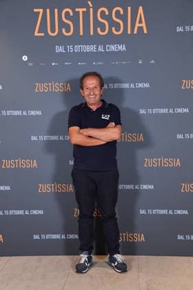 IPA89362308 - Rome, Cinema Barberini: Photocall for the film Zustissia. Pictured: Beniamino Zuncheddu  Copyright: xVincenzoxLandix xVincenzoxLandix IPA89362308