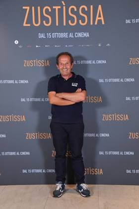 IPA89362312 - Rome, Cinema Barberini: Photocall for the film Zustissia. Pictured: Beniamino Zuncheddu  Copyright: xVincenzoxLandix xVincenzoxLandix IPA89362312