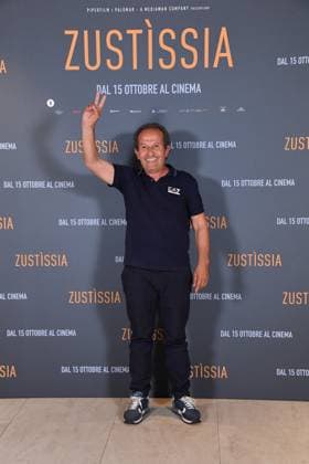 IPA89362314 - Rome, Cinema Barberini: Photocall for the film Zustissia. Pictured: Beniamino Zuncheddu  Copyright: xVincenzoxLandix xVincenzoxLandix IPA89362314