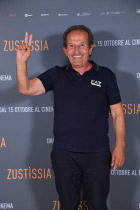 IPA89362315 - Rome, Cinema Barberini: Photocall for the film Zustissia. Pictured: Beniamino Zuncheddu  Copyright: xVincenzoxLandix xVincenzoxLandix IPA89362315