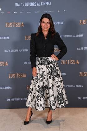 IPA89362466 - Rome, Cinema Barberini: Photocall for the film Zustissia. Pictured: Geppi Cucciari  Copyright: xVincenzoxLandix xVincenzoxLandix IPA89362466