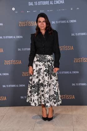 IPA89362507 - Rome, Cinema Barberini: Photocall for the film Zustissia. Pictured: Geppi Cucciari  Copyright: xVincenzoxLandix xVincenzoxLandix IPA89362507