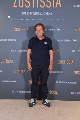 IPA89362256 - Rome, Cinema Barberini: Photocall for the film Zustissia. Pictured: Beniamino Zuncheddu  Copyright: xVincenzoxLandix xVincenzoxLandix IPA89362256