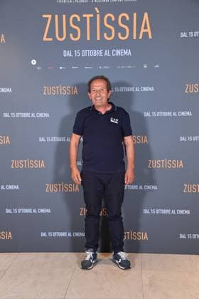 IPA89362264 - Rome, Cinema Barberini: Photocall for the film Zustissia. Pictured: Beniamino Zuncheddu  Copyright: xVincenzoxLandix xVincenzoxLandix IPA89362264