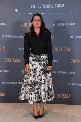 IPA89362366 - Rome, Cinema Barberini: Photocall for the film Zustissia. Pictured: Geppi Cucciari  Copyright: xVincenzoxLandix xVincenzoxLandix IPA89362366