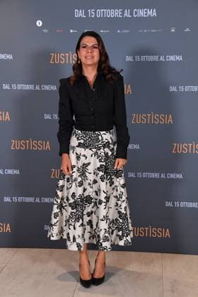 IPA89362374 - Rome, Cinema Barberini: Photocall for the film Zustissia. Pictured: Geppi Cucciari  Copyright: xVincenzoxLandix xVincenzoxLandix IPA89362374