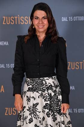 IPA89362384 - Rome, Cinema Barberini: Photocall for the film Zustissia. Pictured: Geppi Cucciari  Copyright: xVincenzoxLandix xVincenzoxLandix IPA89362384